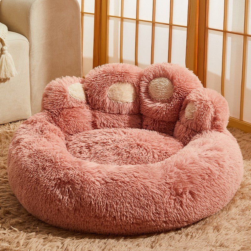 PawNest Calming Dog Bed – Cozy Nest for Deep, Restful Sleep