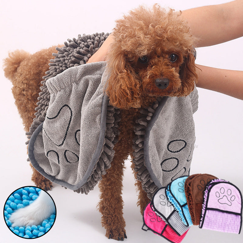 No-Mess Drying Towel for Dogs & Cats