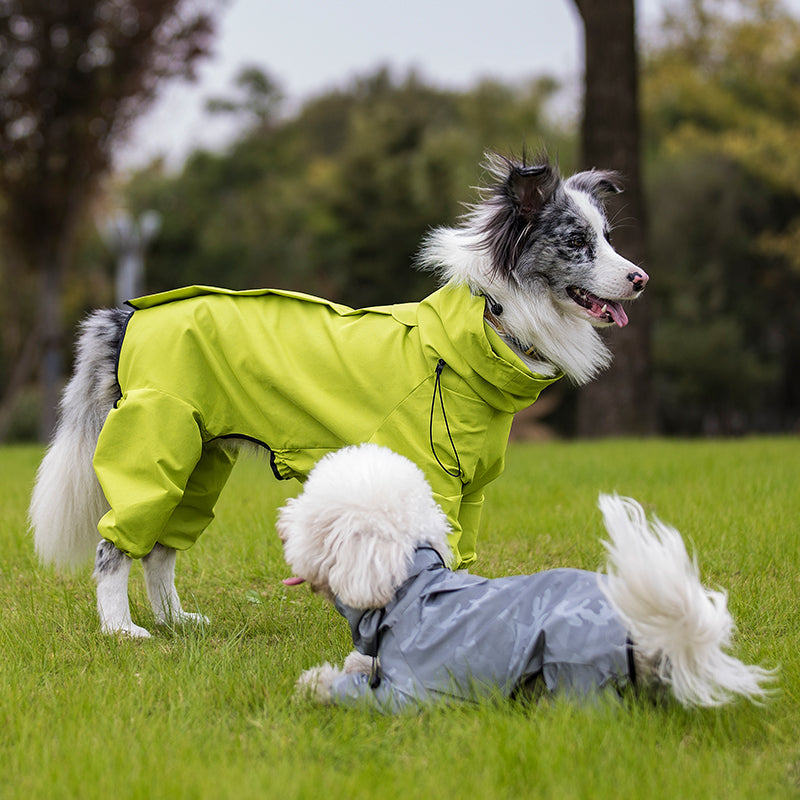 Waterproof Reflective Dog Raincoat