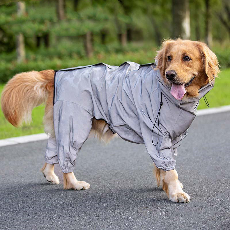 Waterproof Reflective Dog Raincoat