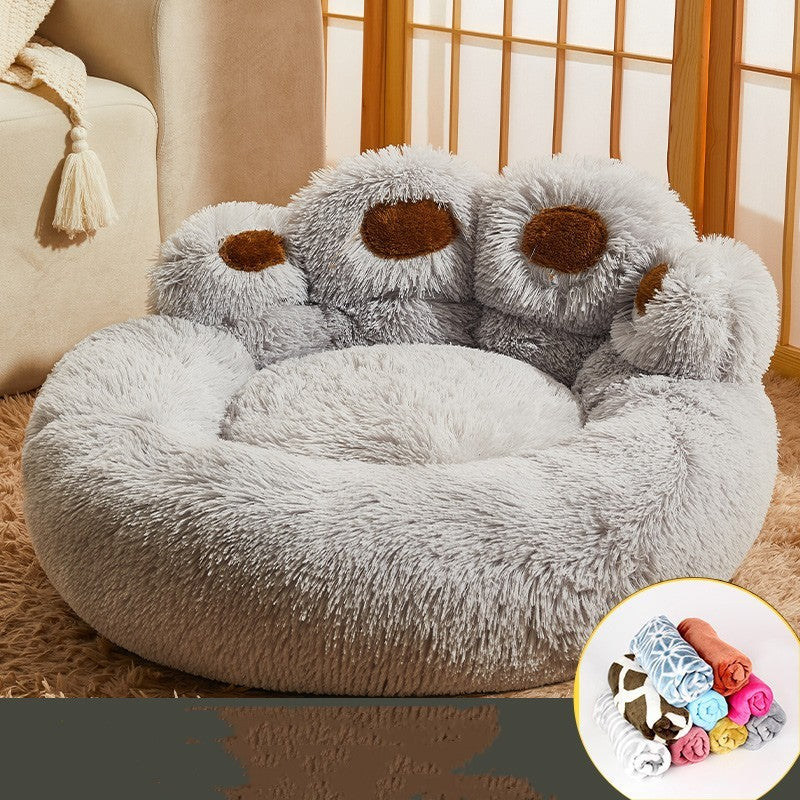 PawNest Calming Dog Bed – Cozy Nest for Deep, Restful Sleep